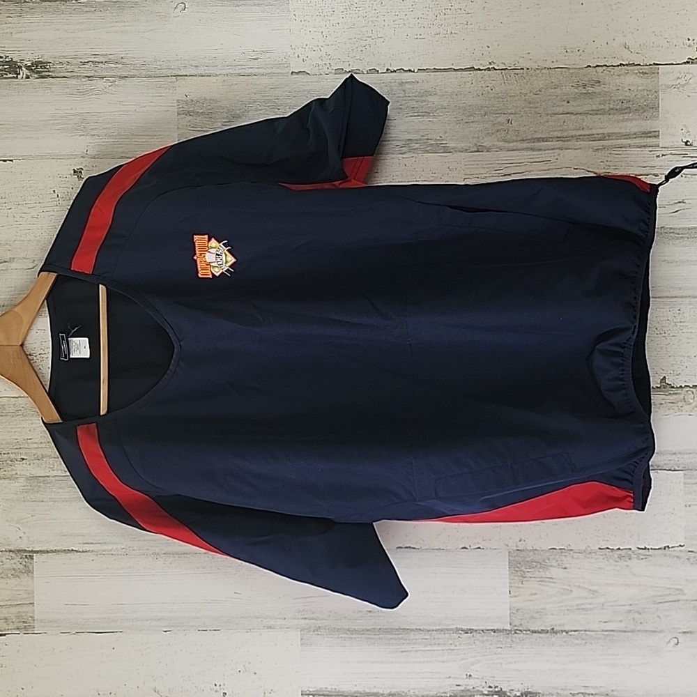 Cooperstown authentic Dreams Park pullover blue red athletic jacket Size XL